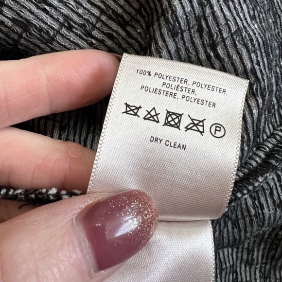 9-H15 for Anthropologie Longer Top or Mini Dress in black and white - Picture 7 of 10